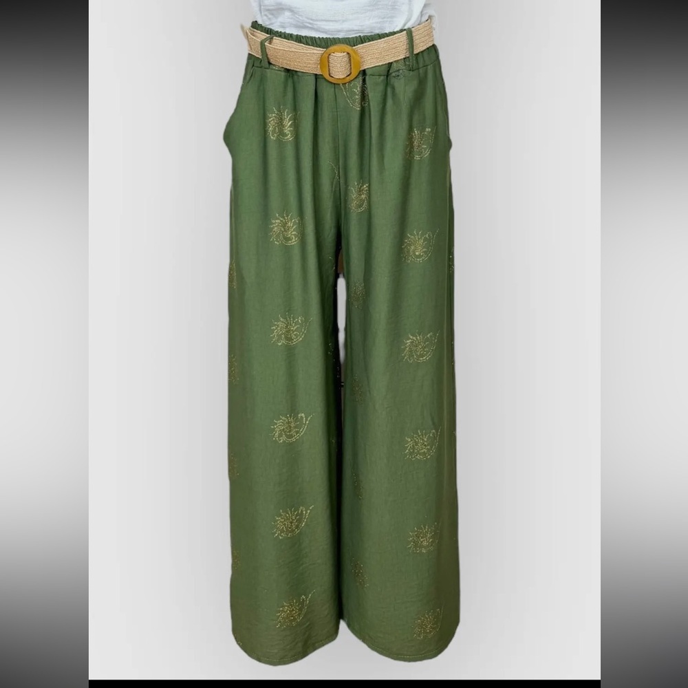 MADE IN ITALY WIDE LEG PANTS